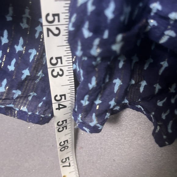 Free‎ People Midnight Dance Tiered Maxi Dress In Eclipse Combo Blue Womens XS - Picture 6 of 6